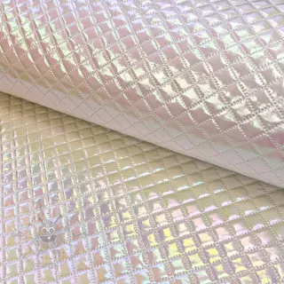 Vadderat tyg Fancy diamonds offwhite