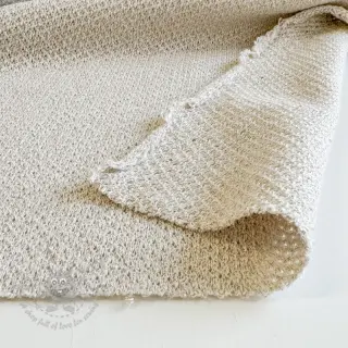 Stickat tyg jacquard LUREX