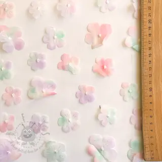 Tyll till TUTU-kjol RETRO Flowers lavender