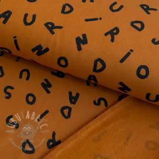 Kardat sweatshirttyg SOFT Letters hazel