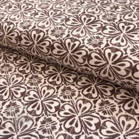 Dekorationstyg Stamps brown