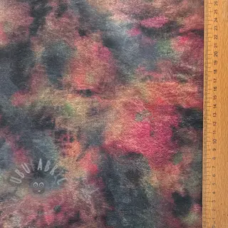 Softshell vinter Abstract anthracite digital print