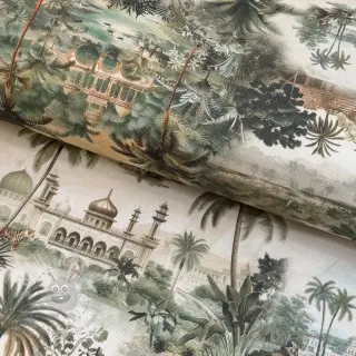 Dekorationstyg Tropical forest sage digital print