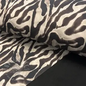 Softshell vinter Animal skin light grey digital print