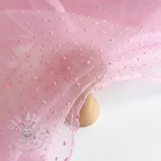 Tyll till TUTU-kjol DOTS pink