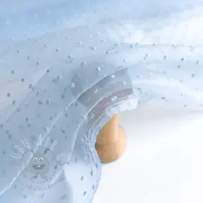 Tyll till TUTU-kjol DOTS light blue