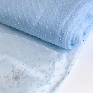 Tyll till TUTU-kjol DOTS light blue