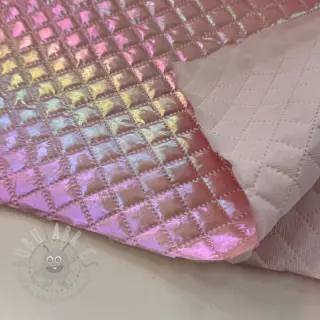Vadderat tyg Fancy diamonds light pink