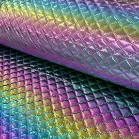 Vadderat tyg Fancy diamonds multi