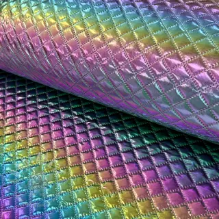 Vadderat tyg Fancy diamonds multi