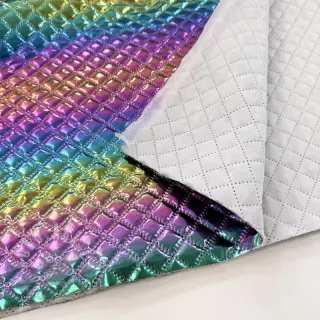 Vadderat tyg Fancy diamonds multi