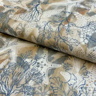 Bomullstyg VOILE Maritime digital print