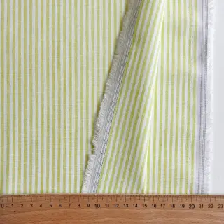 Ľan s bavlnou Stripe lime