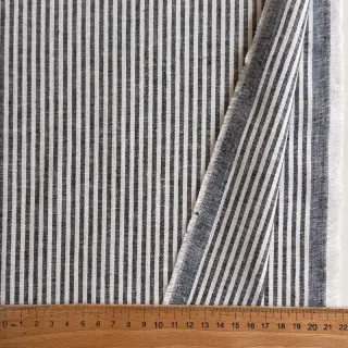 Ľan s bavlnou Stripe black
