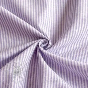 Lin med bomull Stripe purple
