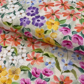 Dekorationstyg Floralia multi digital print