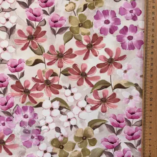 Dekorationstyg Floralia pink digital print
