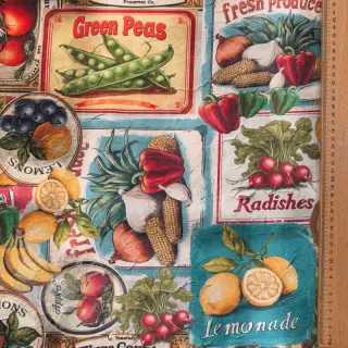 Dekorationstyg Vegetables digital print