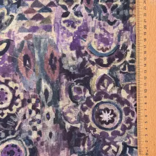 Dekorationstyg Abstract purple digital print