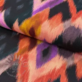 Dekorationstyg SLUB Abstract multi digital print