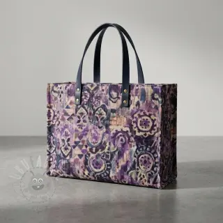 Dekorationstyg Abstract purple digital print