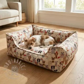 Dekorationstyg Linenlook Dog Dress Up