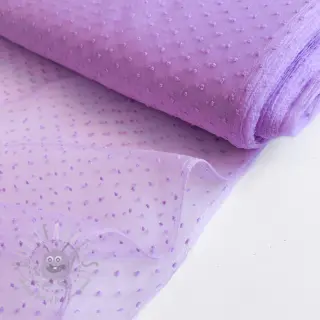 Tyll till TUTU-kjol DOTS lilac