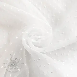 Tyll till TUTU-kjol DOTS white