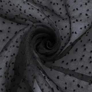 Tyl na TUTU DOTS black