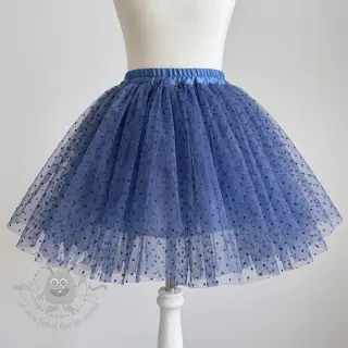 Tyll till TUTU-kjol DOTS dark blue