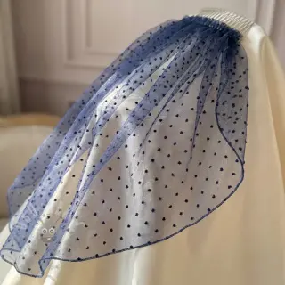 Tyll till TUTU-kjol DOTS dark blue