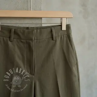 Bavlnená látka TWILL Mango olive green