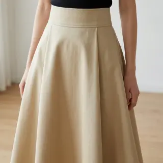 Bavlnená látka TWILL Mango light sand