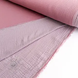 Dubbelgasväv/muslin DOUBLE FACE lilac