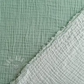 Dubbelgasväv/muslin DOUBLE FACE light mint