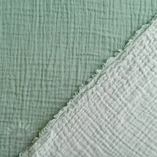 Dubbelgasväv/muslin DOUBLE FACE light mint