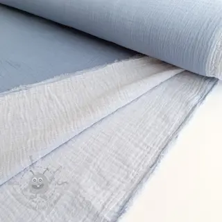 Dubbelgasväv/muslin DOUBLE FACE light jeans
