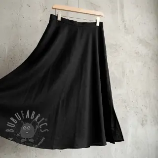 Viskos med lin BUBBLY black