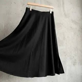Viskóza s ľanom BUBBLY black