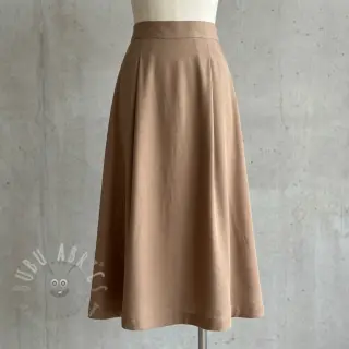 Viskos med lin BUBBLY taupe