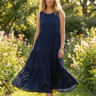Viskos med lin BUBBLY marine