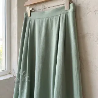Viskos med lin BUBBLY light mint