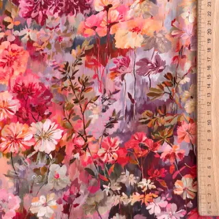 Viskos RAYON POPLIN Blossoms design A