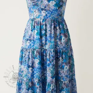 Viskos RAYON POPLIN Blossoms design C