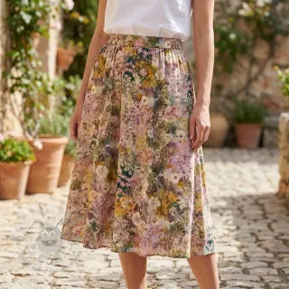 Viskos RAYON POPLIN Blossoms design B