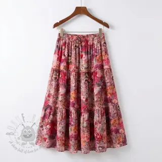 Viskos RAYON POPLIN Blossoms design A
