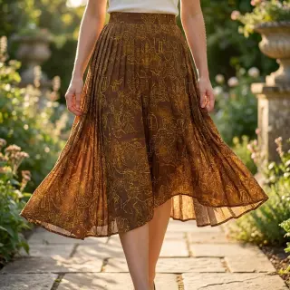 Viskóza RAYON POPLIN Flow design C