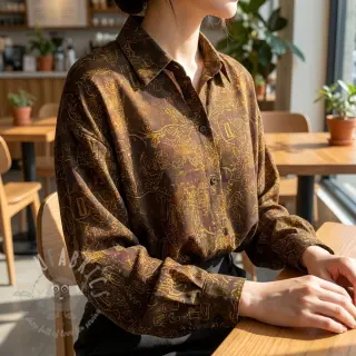 Viskos RAYON POPLIN Flow design Och