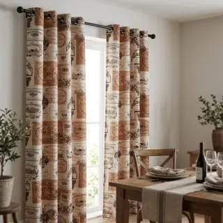 Dekoračná látka Linenlook Wine label box
