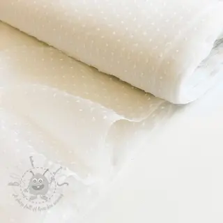 Tyll till TUTU-kjol DOTS off white